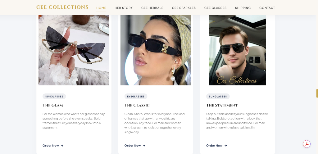 Cee Collections Eyewear Selection Catalog