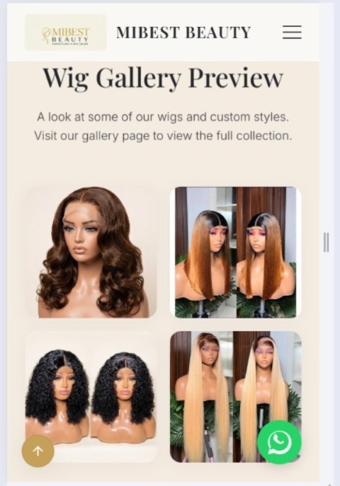 Mibest Beauty Professional Wig Gallery Preview